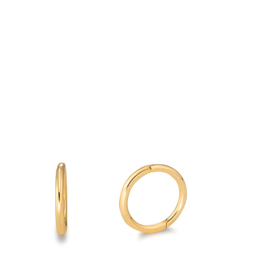Créoles à charnières Or jaune 18K Ø8 mm