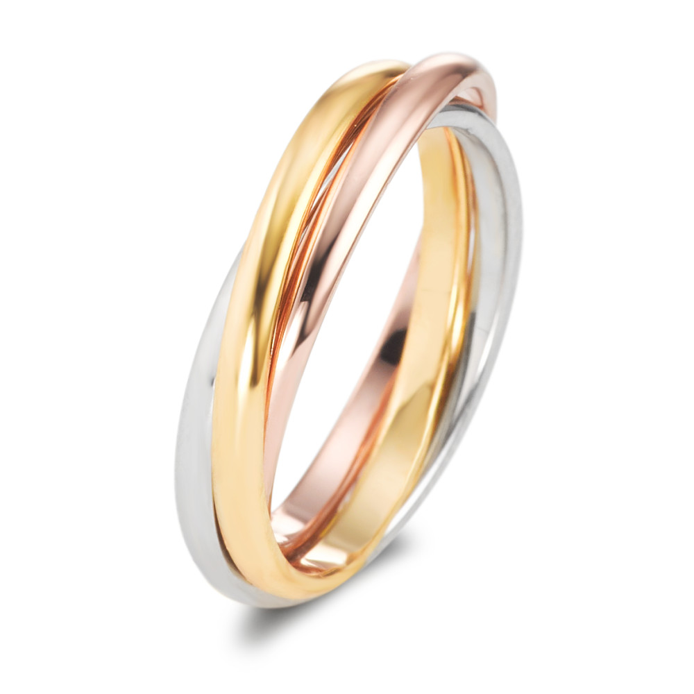 Bague Acier inoxydable Tricolore