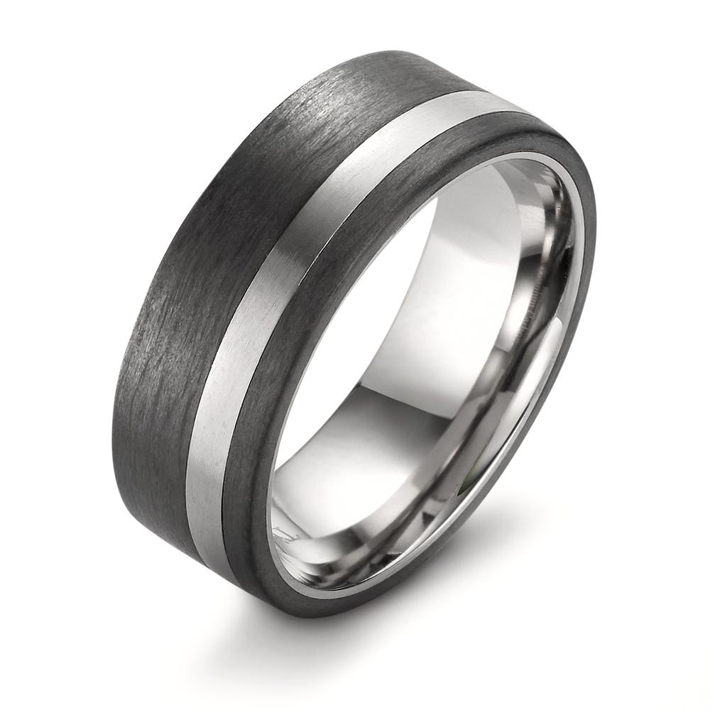 Bague Titane, Carbone