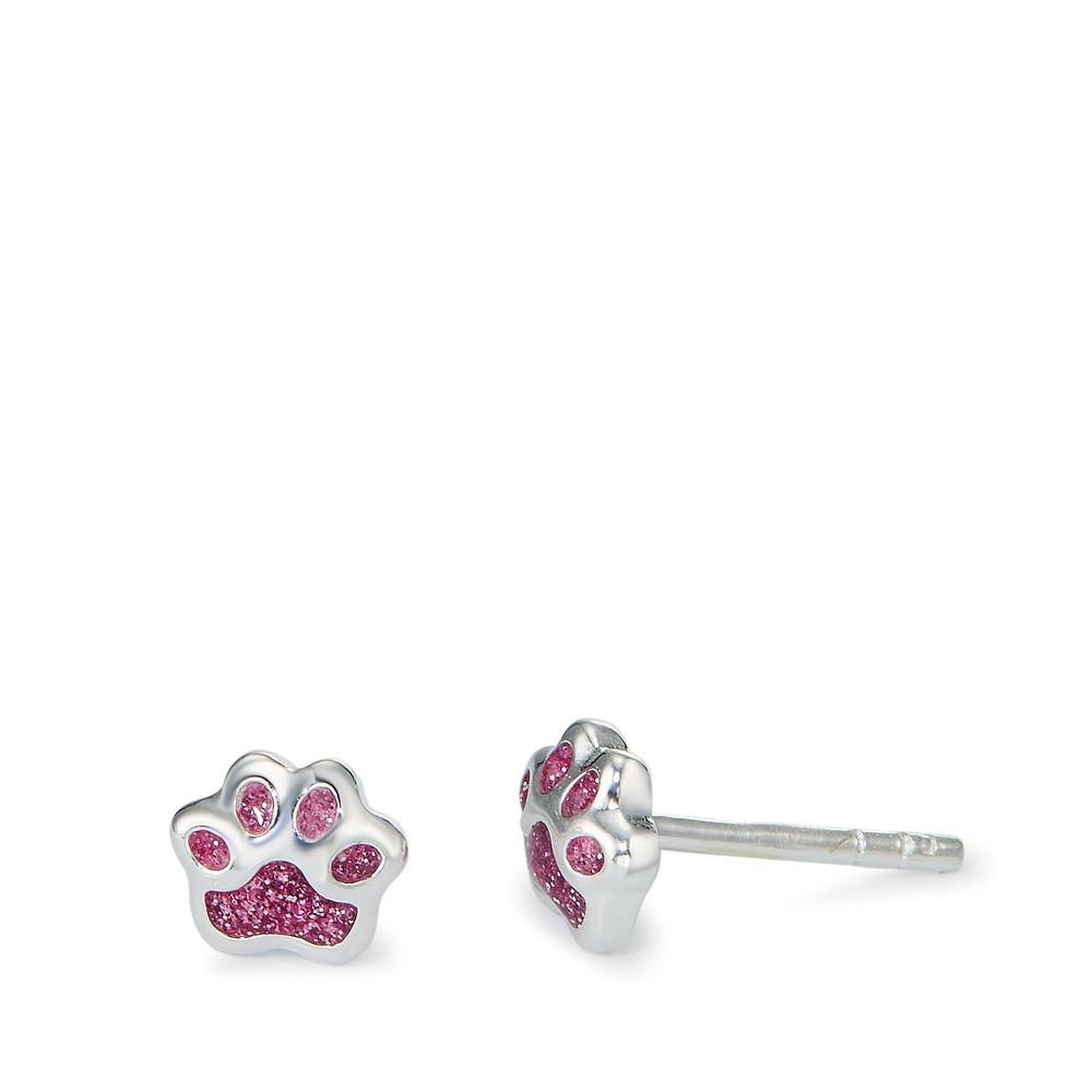 Clous d'oreilles Argent Laqué Patte Ø5.5 mm